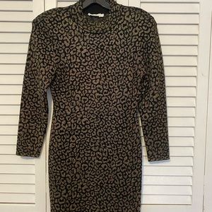 ALC cheetah print dress